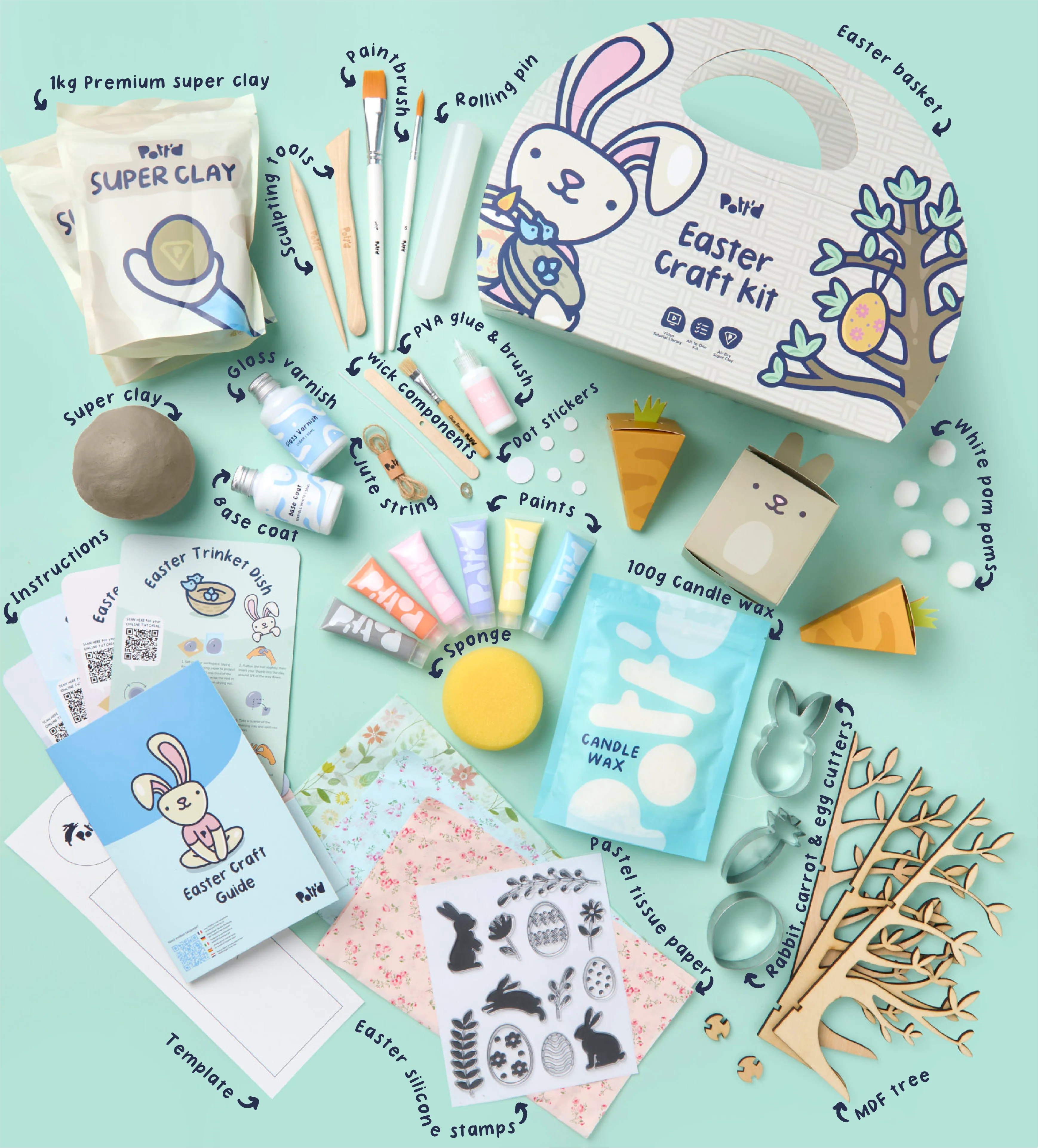Easter Craft & Wine Glass Bundle - Image 4