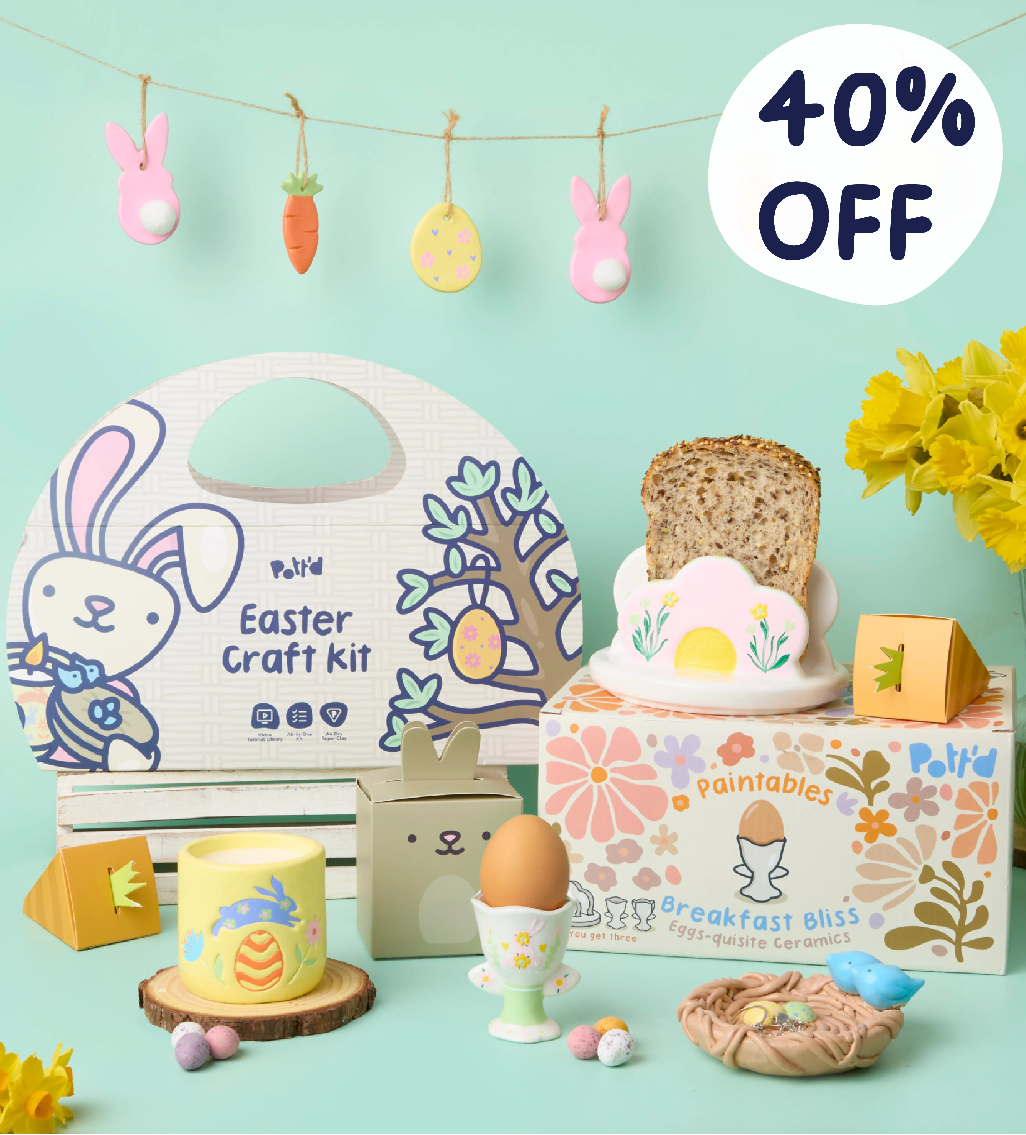 Easter Morning Makers: Easter Crafts & Breakfast Bundle